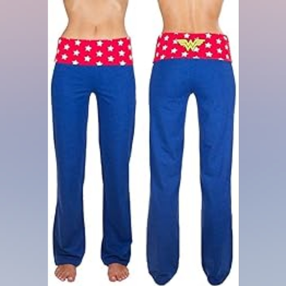 NWT DC Comics Wonder Woman Yoga Lounge Pants Sz XXL